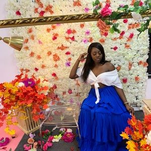 ASOS Layered Ruffles Maxi Skirt